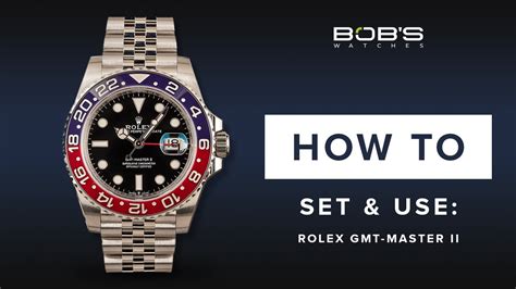 rolex gmt hand setting